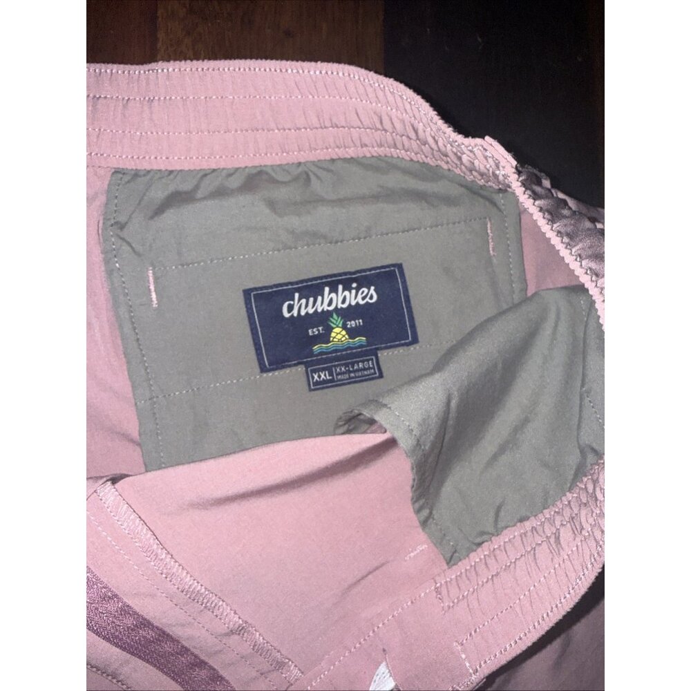 Chubbies Everywhere Shorts Men’s 2XL Light Pink 6" Casual Stretch - Picture 5 of 10